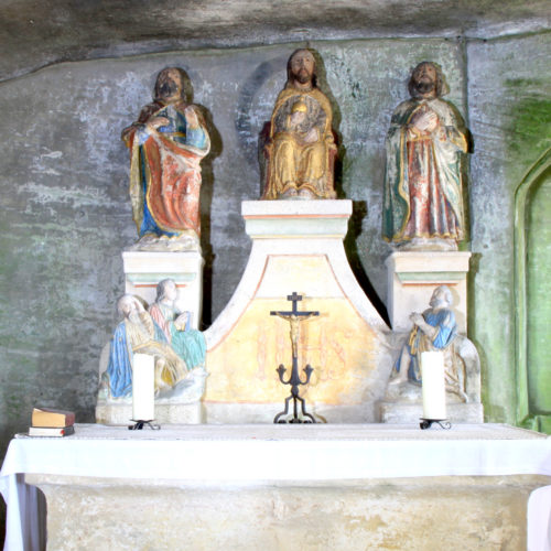 Verklärungsaltar in der Unteren Felsenkapelle